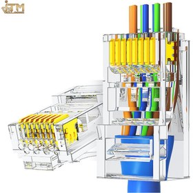 تصویر سوکت کابل شبکه Cat5 و Cat6 