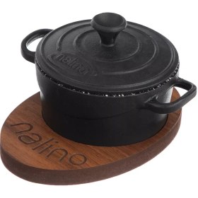 تصویر قابلمه چدنی نالینو مدل فلتی Feleti (سایز 12) Nalino Cast-Iron Pot Size 12 Feleti