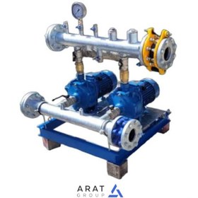 تصویر بوستر پمپ آبرسانی دور متغیر 2 خط با پمپ آبارا مدل CDA200TL 
