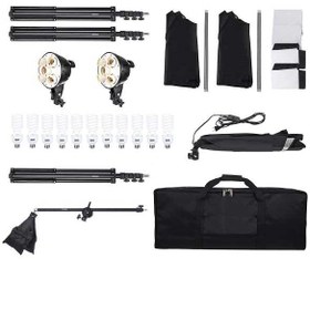 تصویر کیت نور ثابت 5 لامپ Continuous Lighting Kit 5 LAMPS 