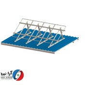 تصویر استراکچر نیروگاه خورشیدی 5 کیلووات 