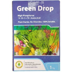 تصویر کود سوپر فسفر 50% (فسفر بالا) زرافشان Green Drop (1kg) 