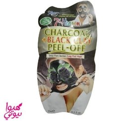 تصویر ماسک صورت مونته ژنه سری 7th Heaven مدل Charcoal& Black Clay حجم 10 میلی لیتر 