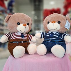 تصویر عروسک خرس کرواتی ۳۰ سانتی 