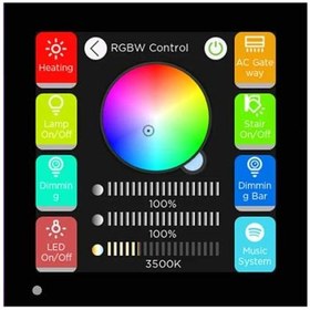 تصویر تاچ پنل Interra iX3 – 4″ KNX Black 