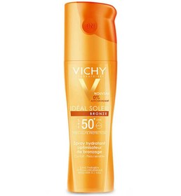 تصویر اسپری برنزه کننده ایده آل سولای اس پی اف 50 ویشی Vichy Ideal Soleil Bronze Spray SPF 50