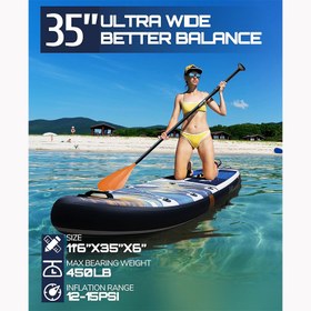 تصویر E-SUP Classic Blue INFLATABLE PADDLE BOARD 