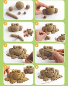 تصویر گل رس سفالگری با دست 1 کیلویی 