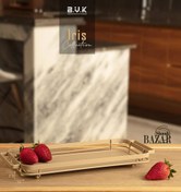 تصویر سینی فلزی مستطیل کوچک بی وی کی کد 466332 کالکشن آیریس 