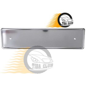 تصویر قاب پلاک استیل خودرو 