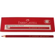 تصویر مداد قرمز فابر کاستل ۱۲ عددی 