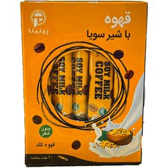تصویر قهوه با شیر سویا پپتینا – بسته ۱۰ عددی 