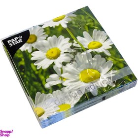 تصویر دستمال سفره پپ ستار مدل DEdition کد 82792 بسته 20 عددی 