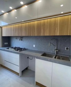 تصویر کابینت ام دی اف هایگلس دوپله کدB۱۷۴ 