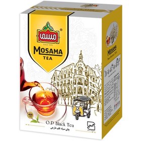 تصویر چای سیاه خارجه سیلان قلم ممتاز مسما - 400 گرم مقوایی Mosama First Class Orange Pekoe Ceylon black tea - 400 grams