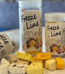 تصویر بستنی خشگ ۹۰ گرمی فریز لاین Dry ice cream freeze line