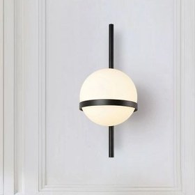 تصویر دیوارکوب مولکولی D132 - مشکی 