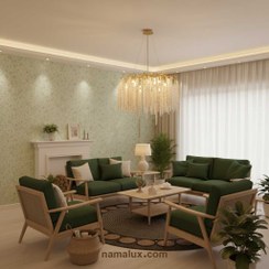 تصویر لوستر آویز درختی کد ۶۱۰۳ سقفی 