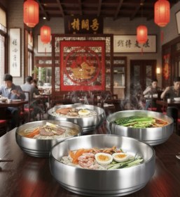 تصویر کاسه دو جداره استیل سیلور یونیک پلاس / Unique plus 