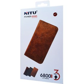 تصویر پاور بانک و کیف پول چرمی 6800 نیتو Nitu NT-PB802 Nitu NT-PB802 6800mAh Power Bank