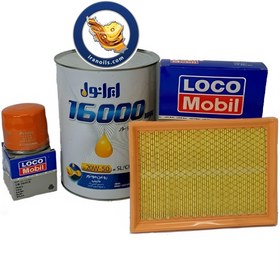 تصویر پکیج تعویض روغن ایرانول مناسب پراید قبل از ۹۲ استاندارد 