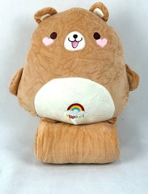 تصویر پتو عروسک خرس 