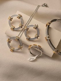 تصویر ست زیبای x گردنبند و گوشواره 