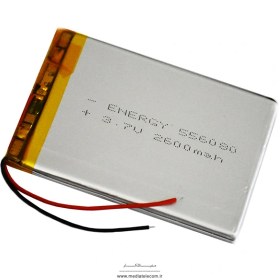 تصویر باطری لیتیوم پلیمیر 3.7 ولت 3000 میلی آمپر 3.7 V 3000 mAh lithium polymer battery