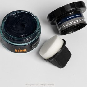 تصویر واکس کرمی سرمه‌ای بلینک – Blink Shoe Cream Dark Blue 