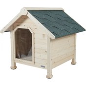 تصویر خانه سگ چوبی مدل L06 