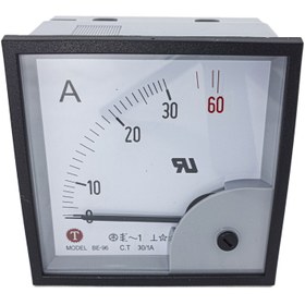 تصویر آمپرمتر Taiwan Meters مدل BE-96 متناوب AC به 1A تایوان 