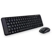 تصویر کیبورد بی سیم لاجیتک مدل Mk220 به همراه ماوس 