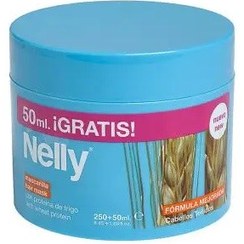 تصویر ماسک مو نلی (Nelly) مدل Wheat Protein حجم 300 میلی‌لیتر ماسک مو Wheat Protein انواع مو 300 میلی‌لیتر نلی