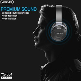 تصویر هدفون بلوتوثی Yesplus YS-504 Yesplus YS-504 Bluetooth Headset