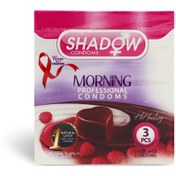 تصویر کاندوم شادو مدل Morning بسته 3 عددی Shadow Morning Condom 3 Pcs