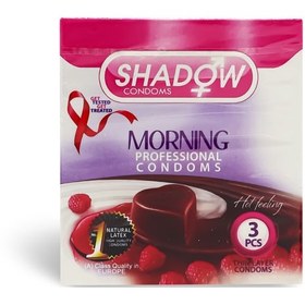 تصویر کاندوم شادو مدل Morning بسته 3 عددی Shadow Morning Condom 3 Pcs