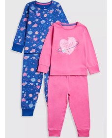 تصویر پیشبند فضایی - بسته ۲ عددی برند mothercare Space Pyjamas - 2 Pack