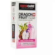 تصویر کاندوم خاردار سوئیس کر دراگون فروت Dragon Fruit بسته ۱۲ عددی 