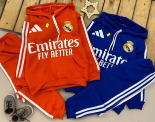 تصویر هودی و شلوار تو کرکی کد ۰۱۳ - سبز / سایز ۵۵ 