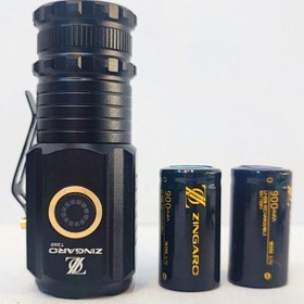 تصویر مینی چراغ قوه پلیسی زینگارو مدل T350 Mini police flashlight Zingaro T350 model