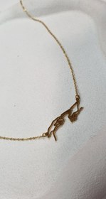 تصویر گردنبند طلایی استیل 