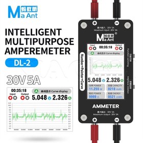 تصویر تستر و نمایشگر جریان و ولتاژ Ma Ant DL-02 