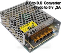 تصویر مبدل ۴۸ ولت به ۵ ولت دیسی ۲ آمپر CONVERTER 48V TO 5 V 2A