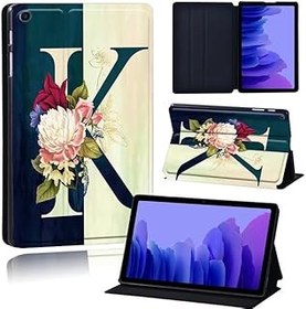 تصویر AE -PRO - Case Case Tablet Leather برای Samsungs Tab A8/A7 Lite/A6/A 9.7/A 10.1/A 10.5 /A710.4 سری Half Letter Cover Cover Cover Case (نامه اولیه K Taba8 10.5 x200 x205) AE-PRO - PU Leather Tablet Case for Samsungs Tab A8/A7 lite/A6/A 9.7 /A 10.1/A 10.5 /A710.4 Half Letter Series Flip Cover Case Accessories (initial letter K TabA8 10.5 X200 X205)