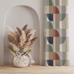 تصویر پرده مخمل دکوتین مدل MZ 107 این پرده با دوخت پانچ در ارتفاع دلخواه قابل سفارش میباشد (در زمان ثبت سفارش اندازه دقیق ارتفاع را ذکر بفرمایید) عرض پرده های پانچ ثابت 135 سانتی متر و در حالت چین 70 تا 100 سانتی متر را پوشش میدهد