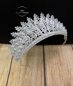 تصویر تاج عروس سه بعدی کد A36 Bridal Tiara Code A36