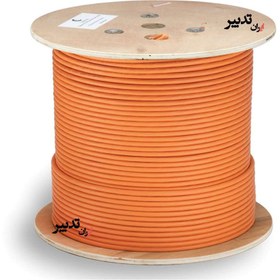 تصویر کابل شبکه 8رشته مس CAT6 UTP PVC قرقره 305 متری قطر مفتول048 CAT6 UTP PVC 048 CU