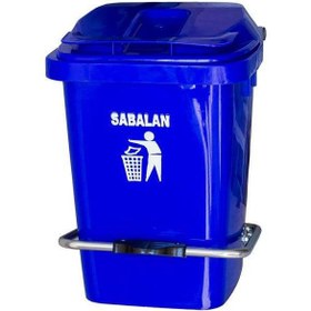 تصویر سطل زباله 60 لیتری سبلان پدال دار (قیمت عمده) 