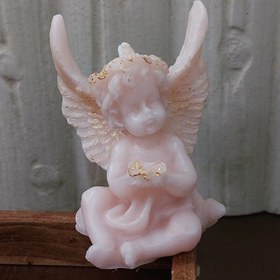 تصویر ست دکوری شمعی صورتی 