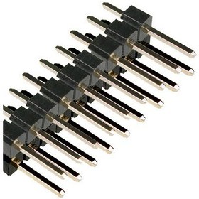 تصویر پین هدر نری 2x40 استریت 1.27mm 